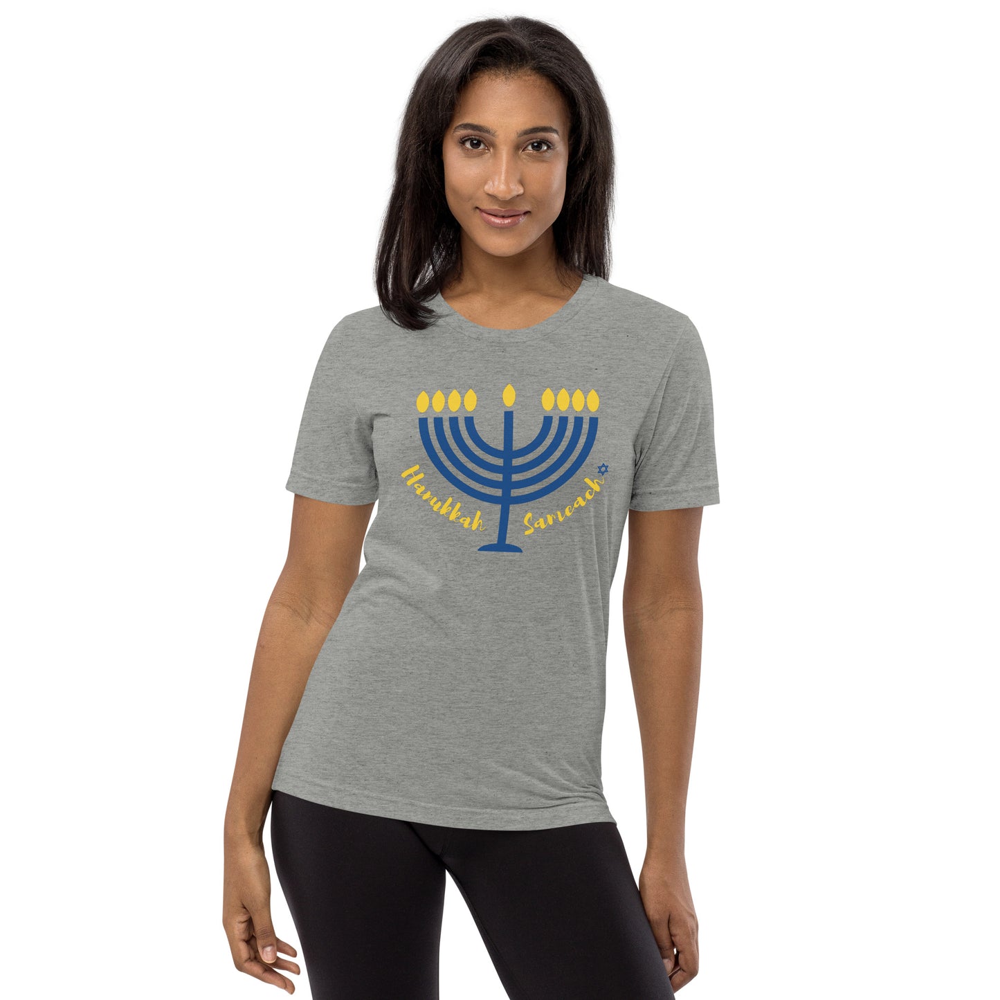 Hanukkah Sameach Adult Unisex Hanukkah T-Shirt