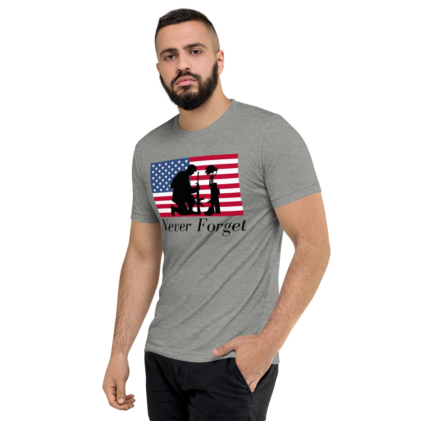 Never Forget Adult Memorial Day T-shirt