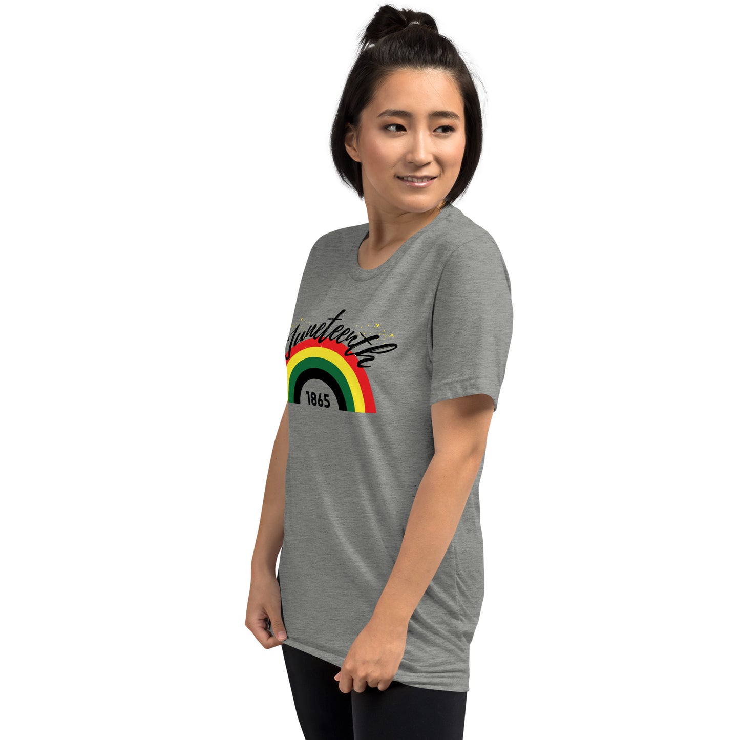 Juneteenth Rainbow 1865 Teen Unisex T-shirt