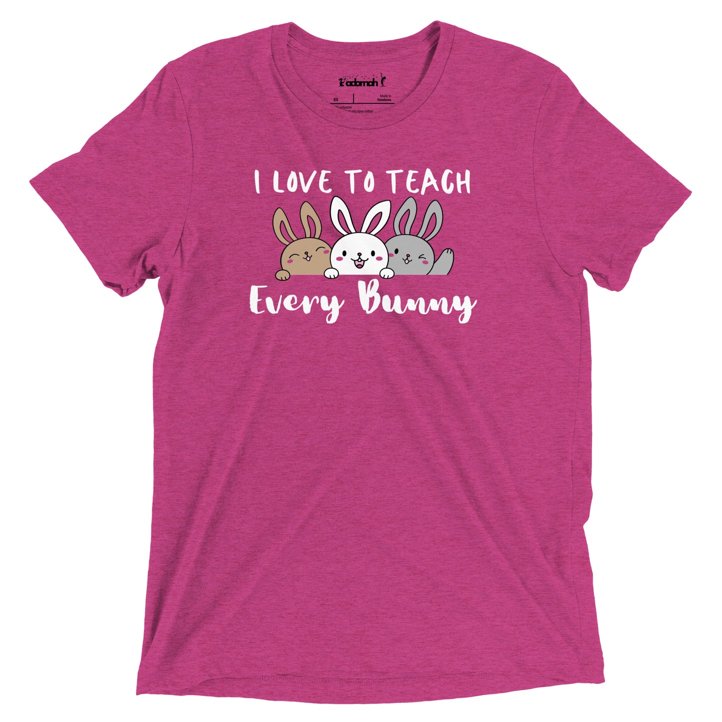 I Love to Teach Every Bunny Adult Unisex Teacher's Easter T-shirt