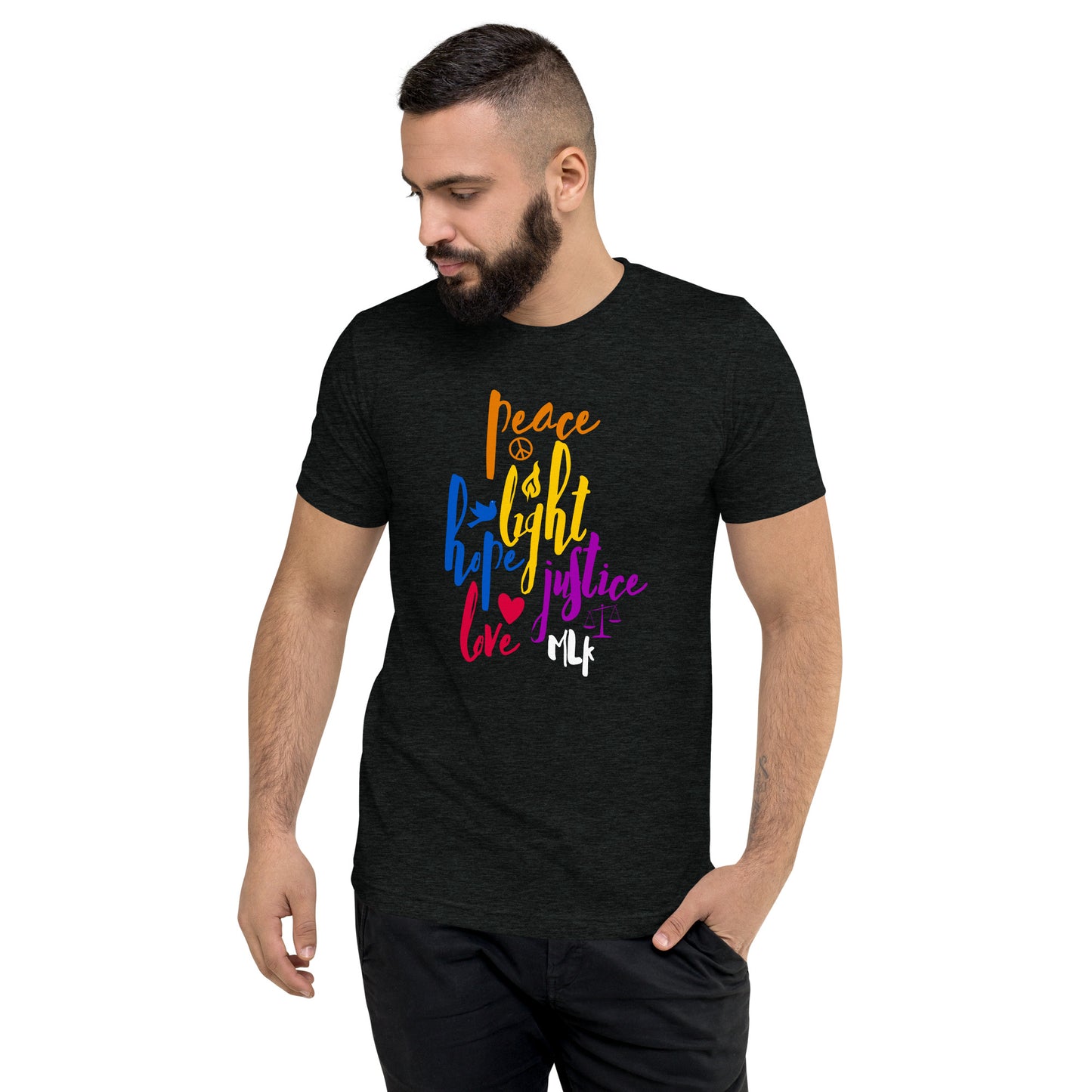 Words have Weight Adult Unisex MLK T-Shirt