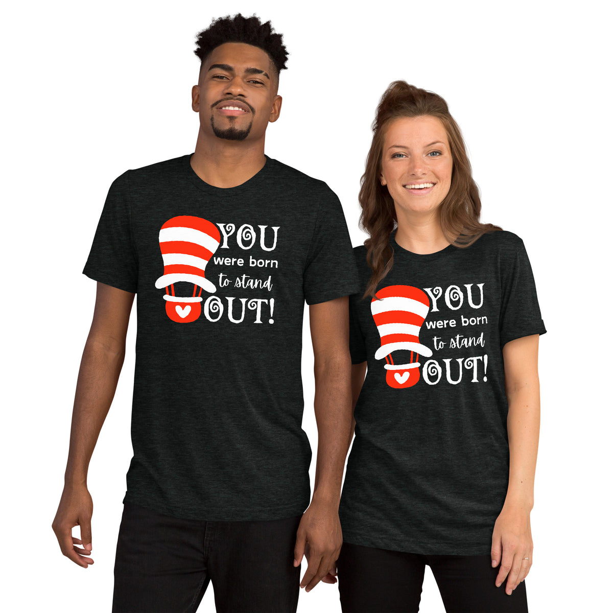 You Were Born to Stand Out Adult T‑Shirt – Dr. Seuss Week