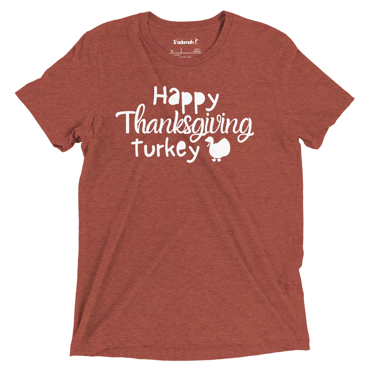 Happy Thanksgiving Turkey Adult Unisex T-shirt