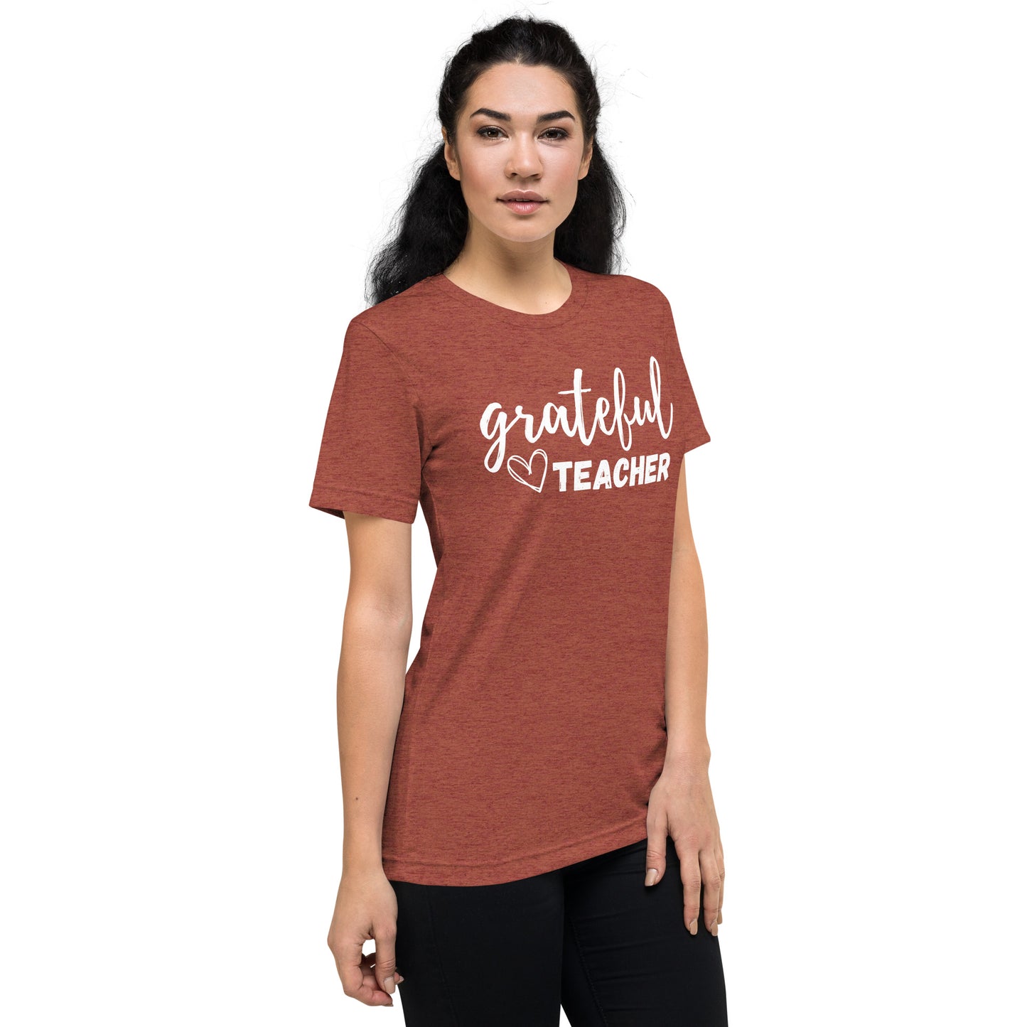 Grateful Teacher Adult Unisex Thanksgiving T-shirt