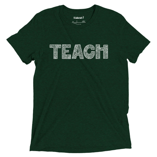 Teach Adult Unisex Back to school T-shirt