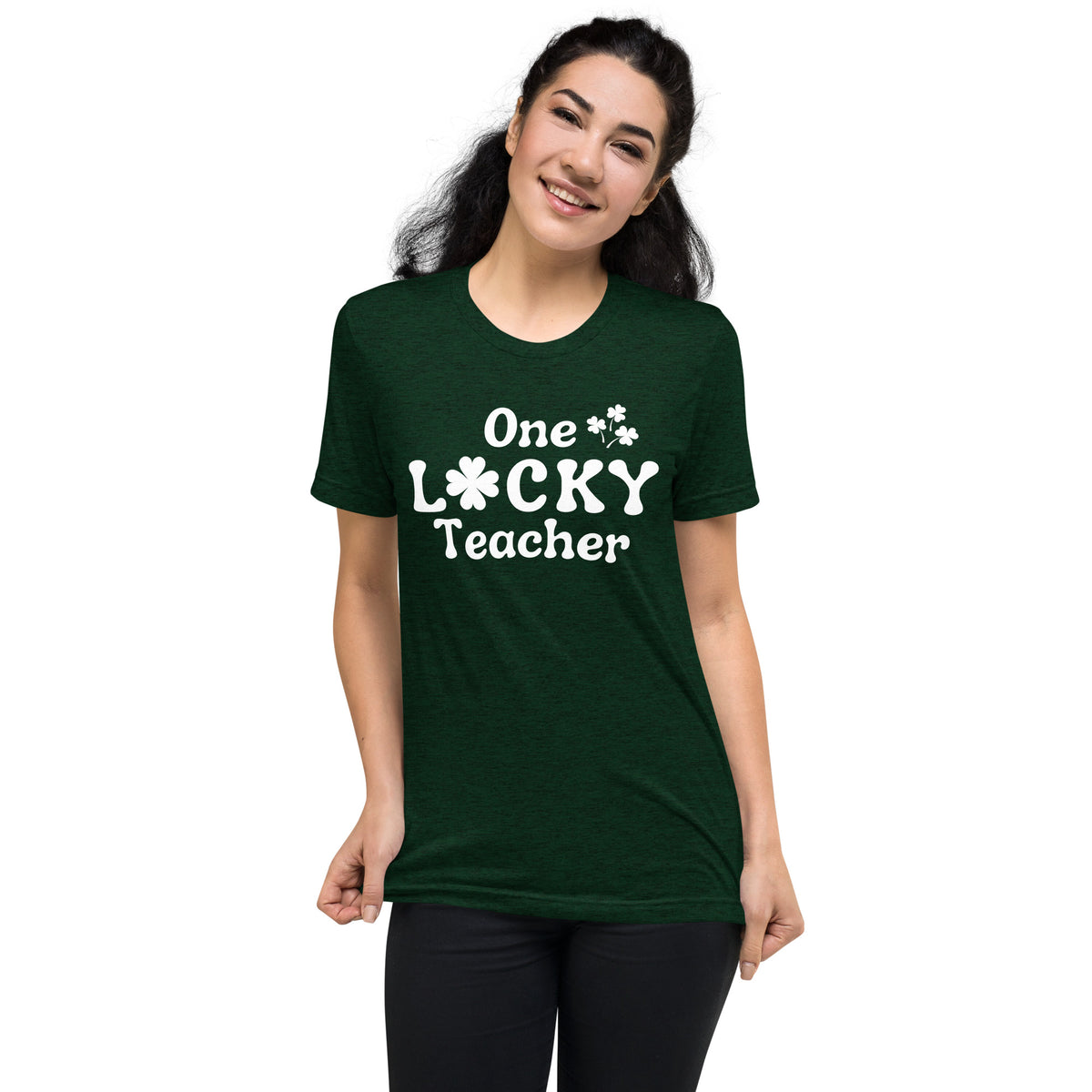 One Lucky Teacher - Adult Unisex Saint Patrick's Day T-shirt