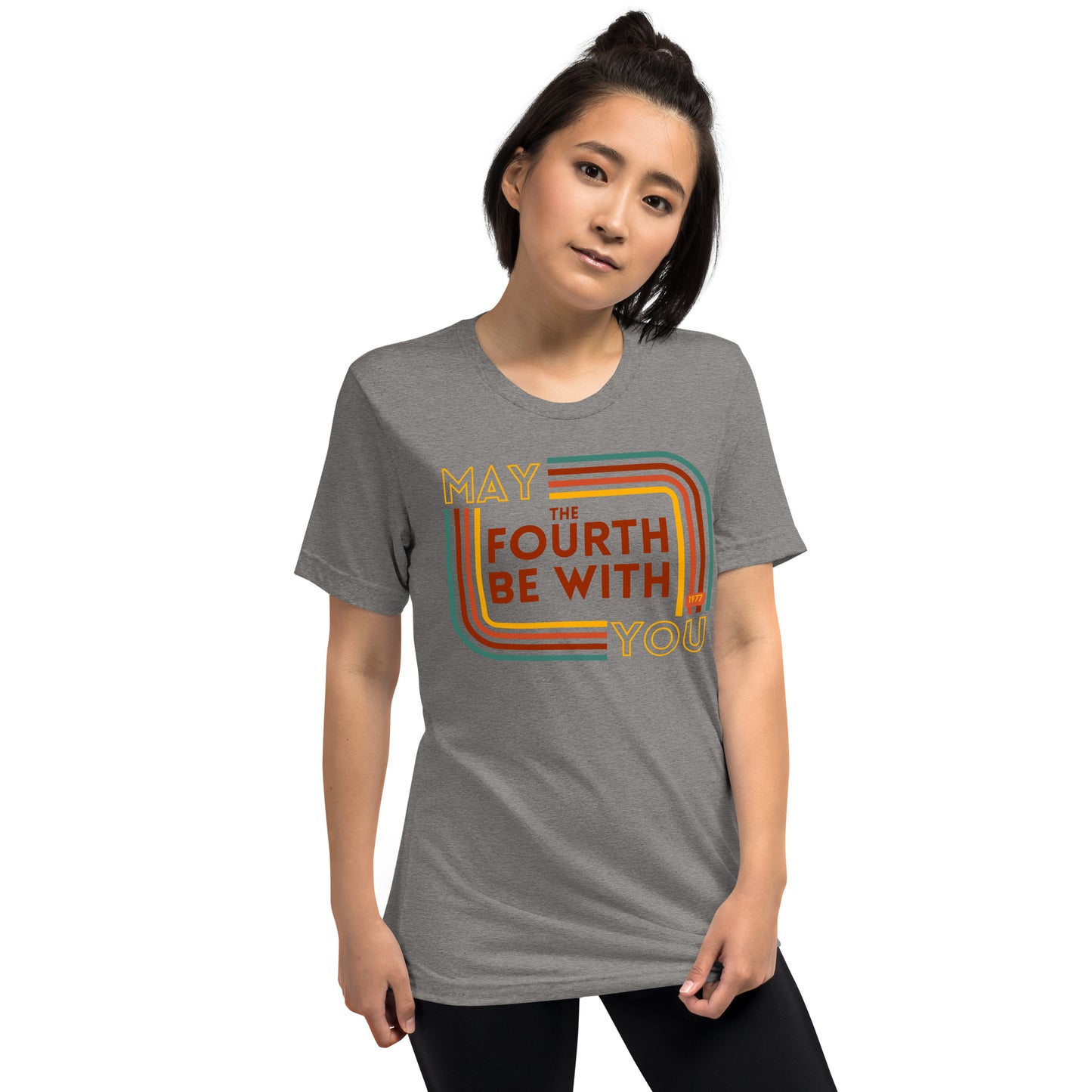 May the 4th Be With You Retro Teen Unisex T-Shirt