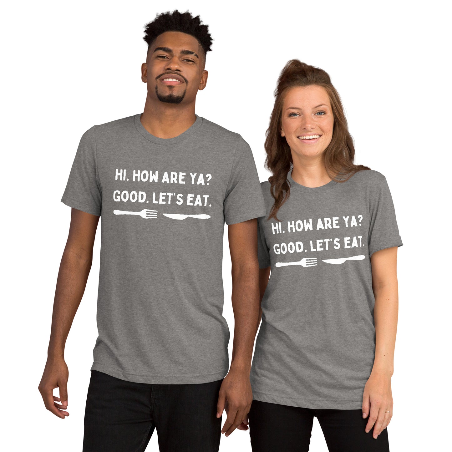 Let's Eat Adult Unsiex Thanksgiving T-shirt