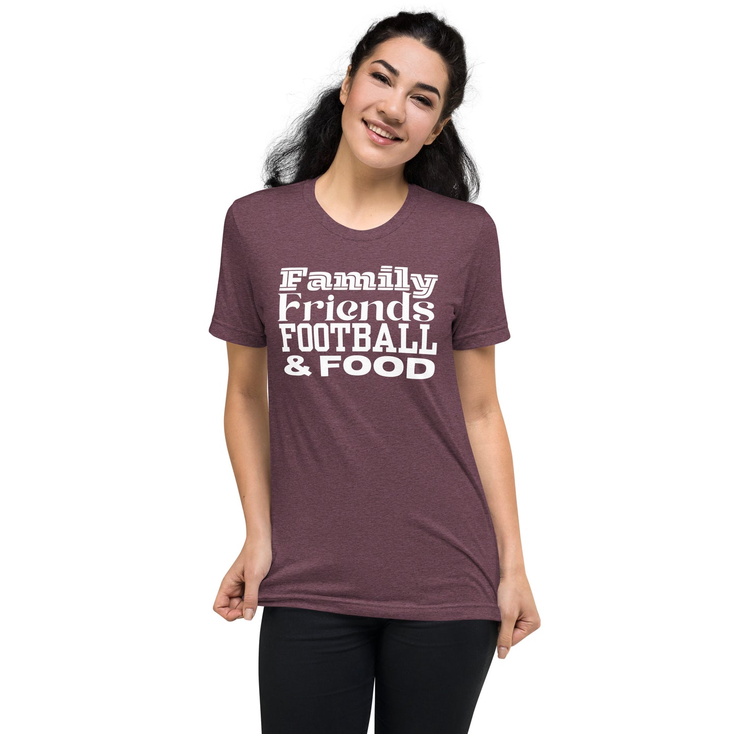 Football & Food Adult Unisex Thanksgiving t-shirt