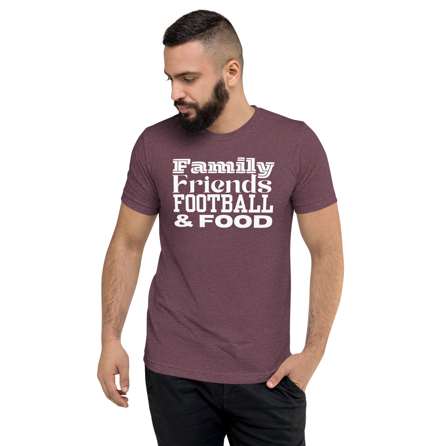 Football & Food Adult Unisex Thanksgiving t-shirt