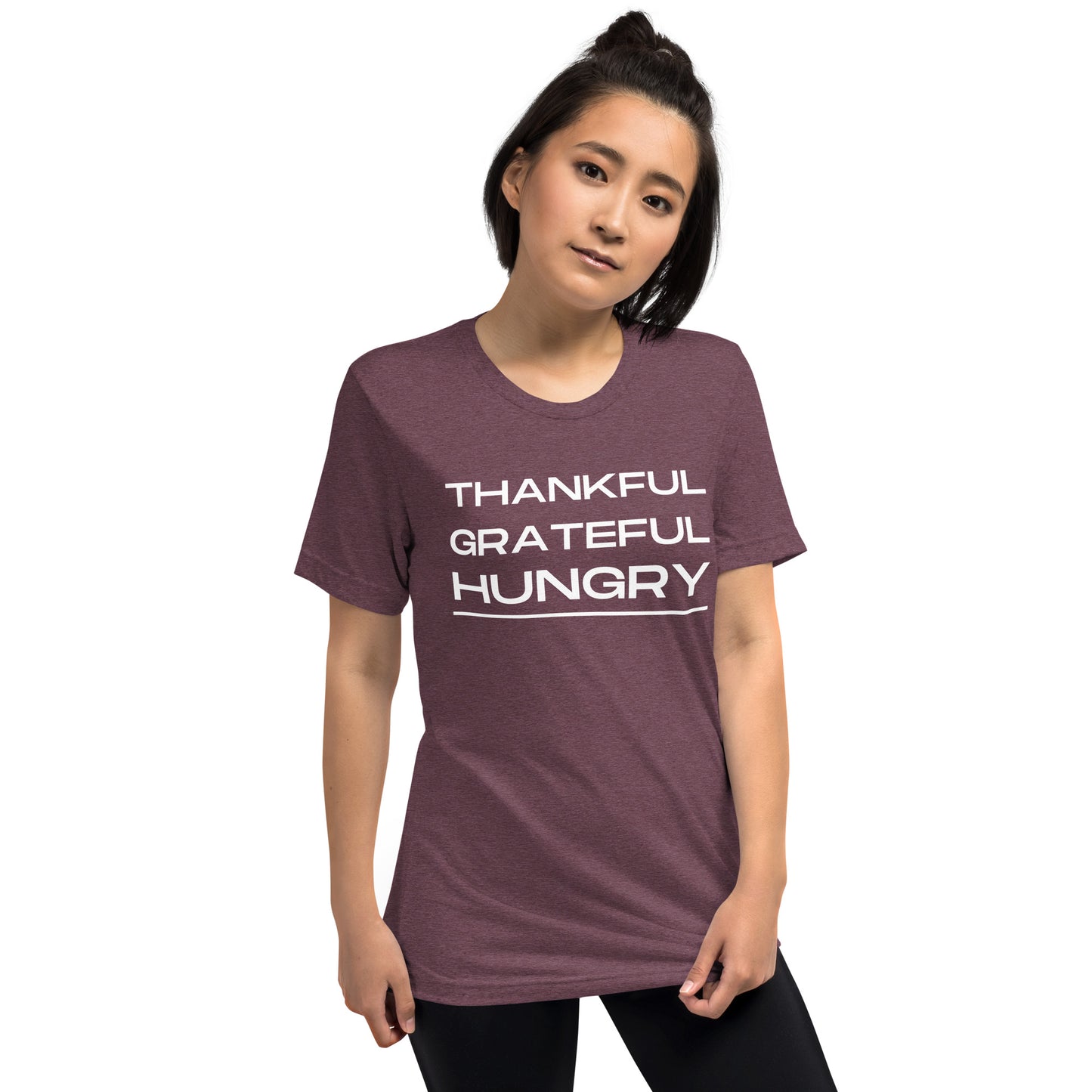 Thankful and Hungry Teen Unisex Thanksgiving T-shirt