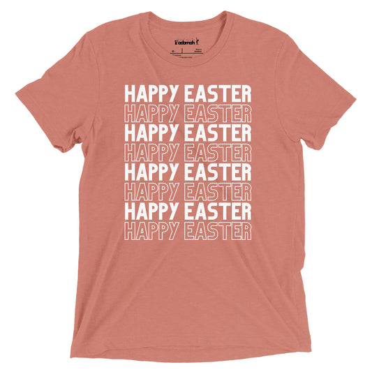 Happy Easter on Repeat Adult Unisex Easter T-Shirt