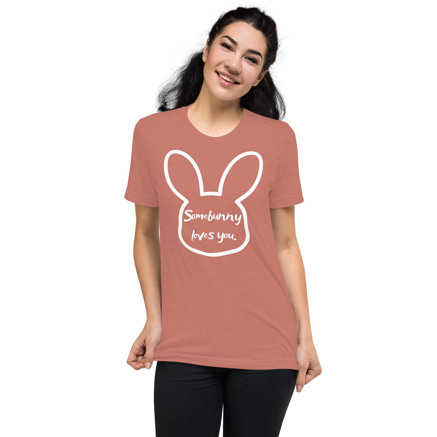 Somebunny Loves You Adult Unisex Easter T-shirt