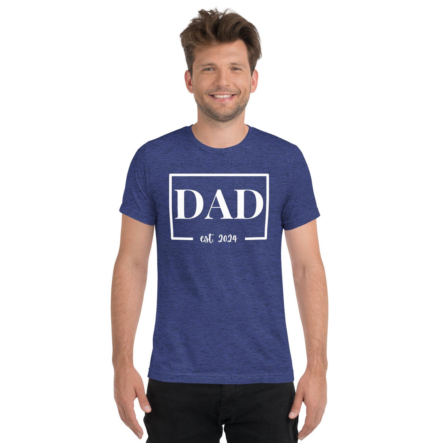 Dad EST. 2024 Adult Father's Day T-shirt