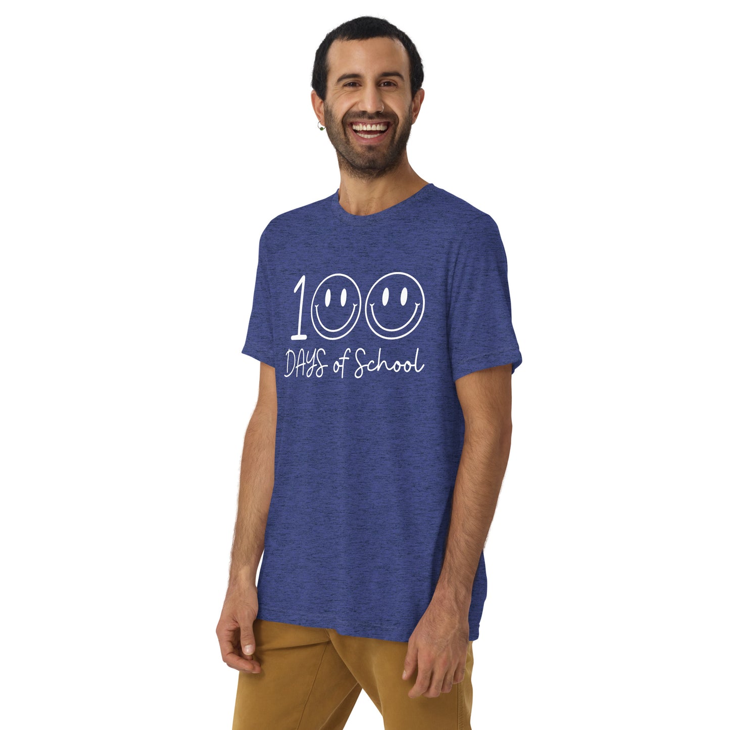 Smiling For 100 Days of School Adult Unisex T-shirt