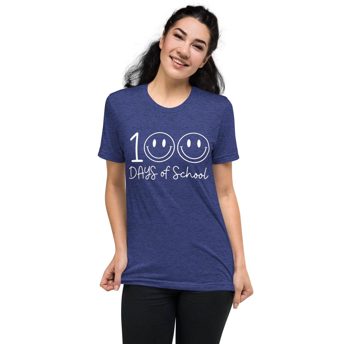 Smiling For 100 Days of School Adult Unisex T-shirt