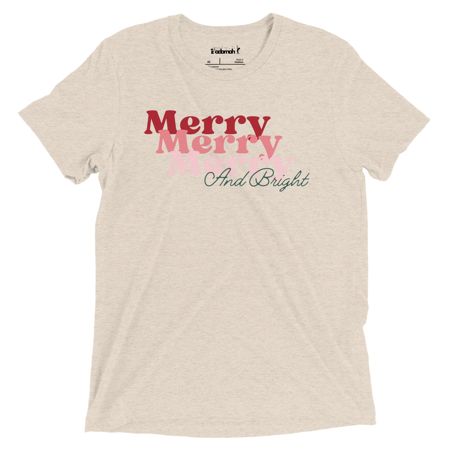 Merry and Bright Teen Unisex Holiday T-shirt