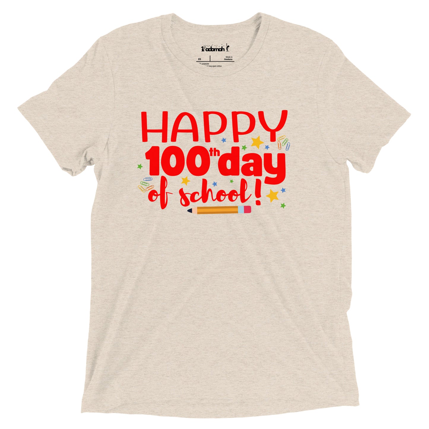 Happy 100th Day of School Adult Unisex T-shirt