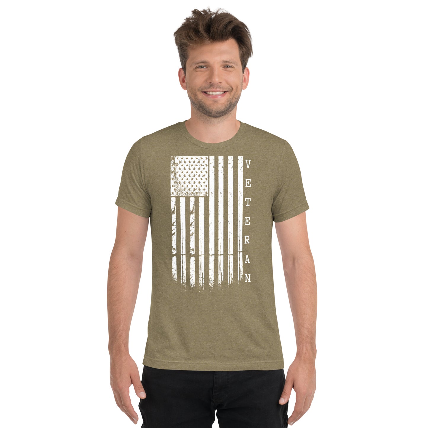 US Flag Adult Unisex Veterans Day T-shirt