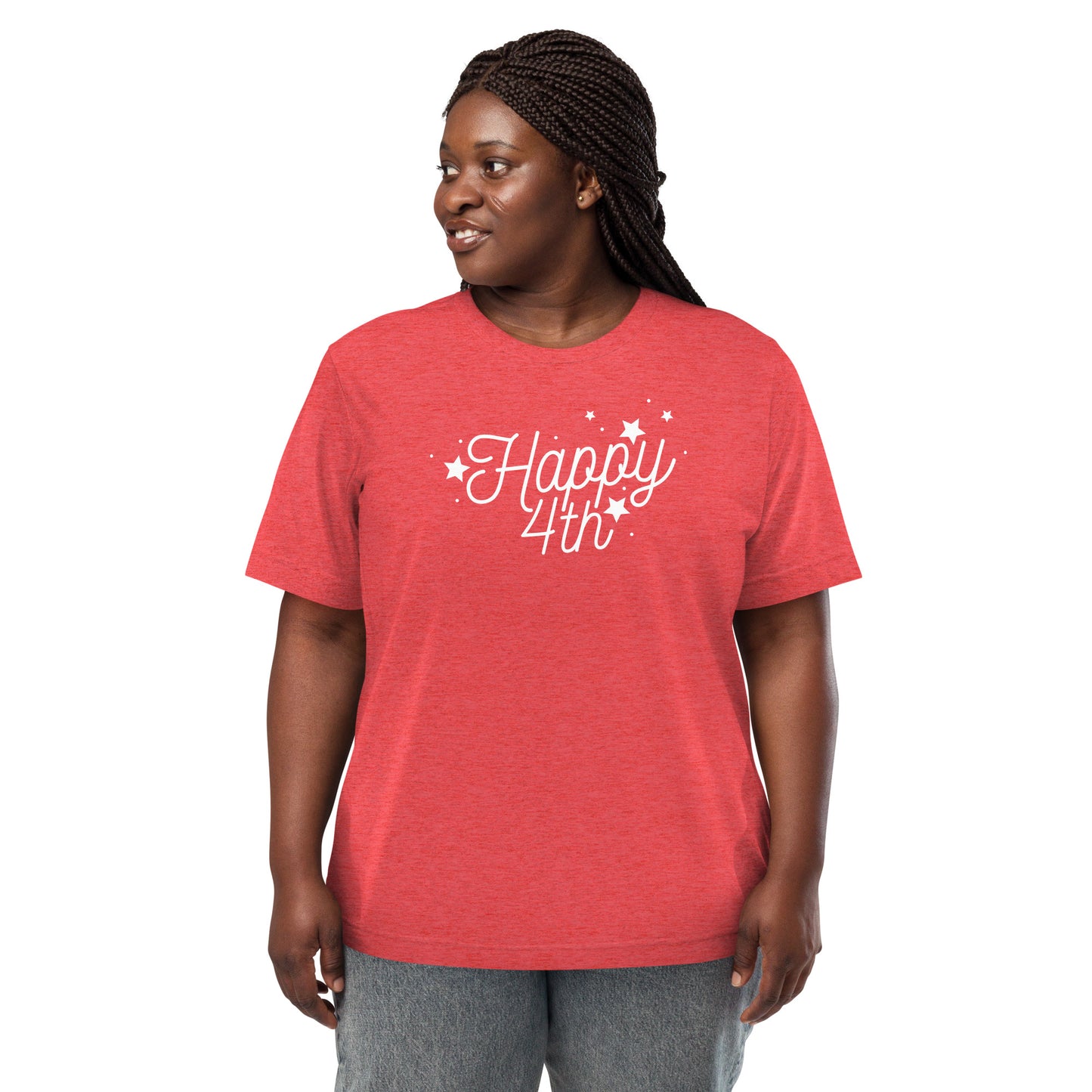 Happy 4th Adult Unisex T-shirt