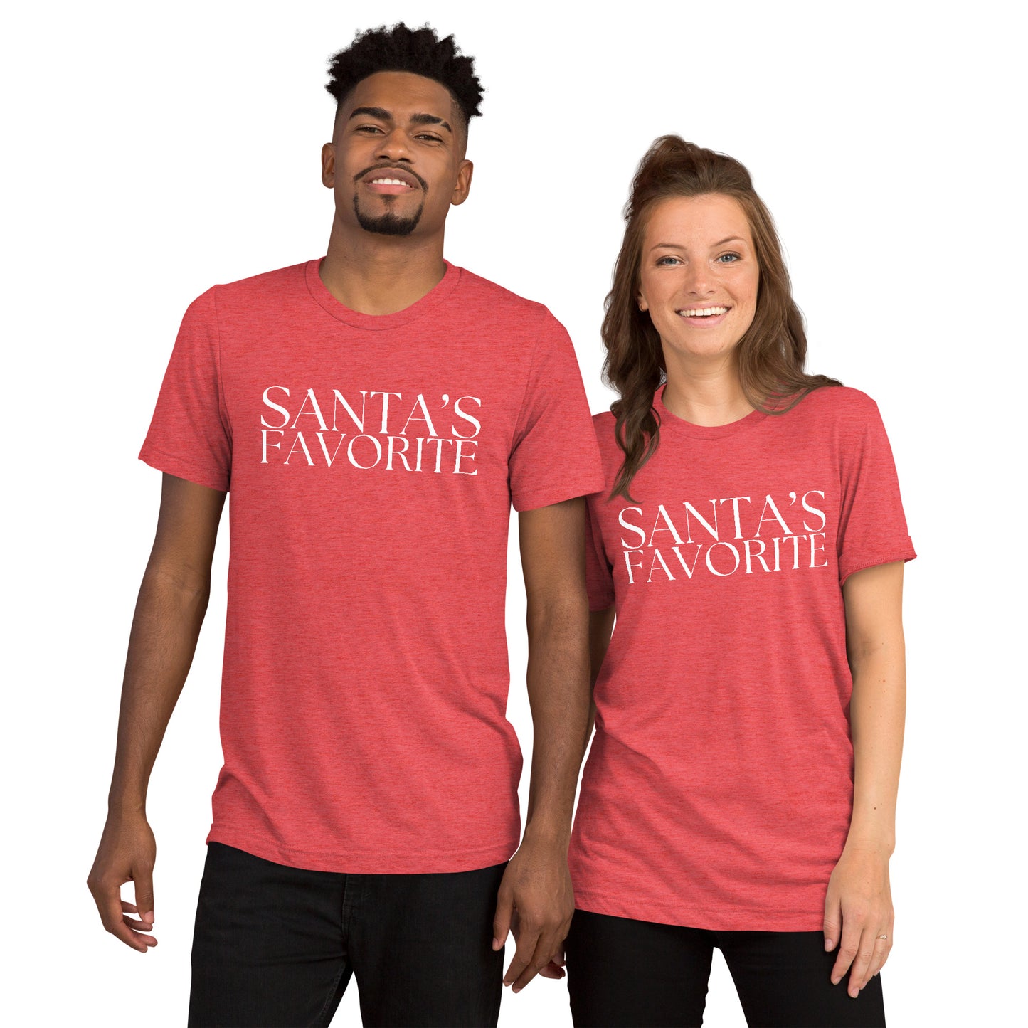 Santa's Favorite Adult Unisex Holiday T-shirt