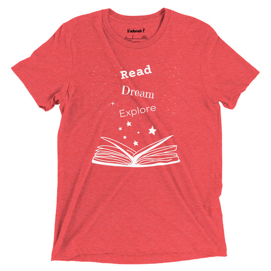 Read, Dream, Explore Adult Unisex Dr. Seuss T-shirt