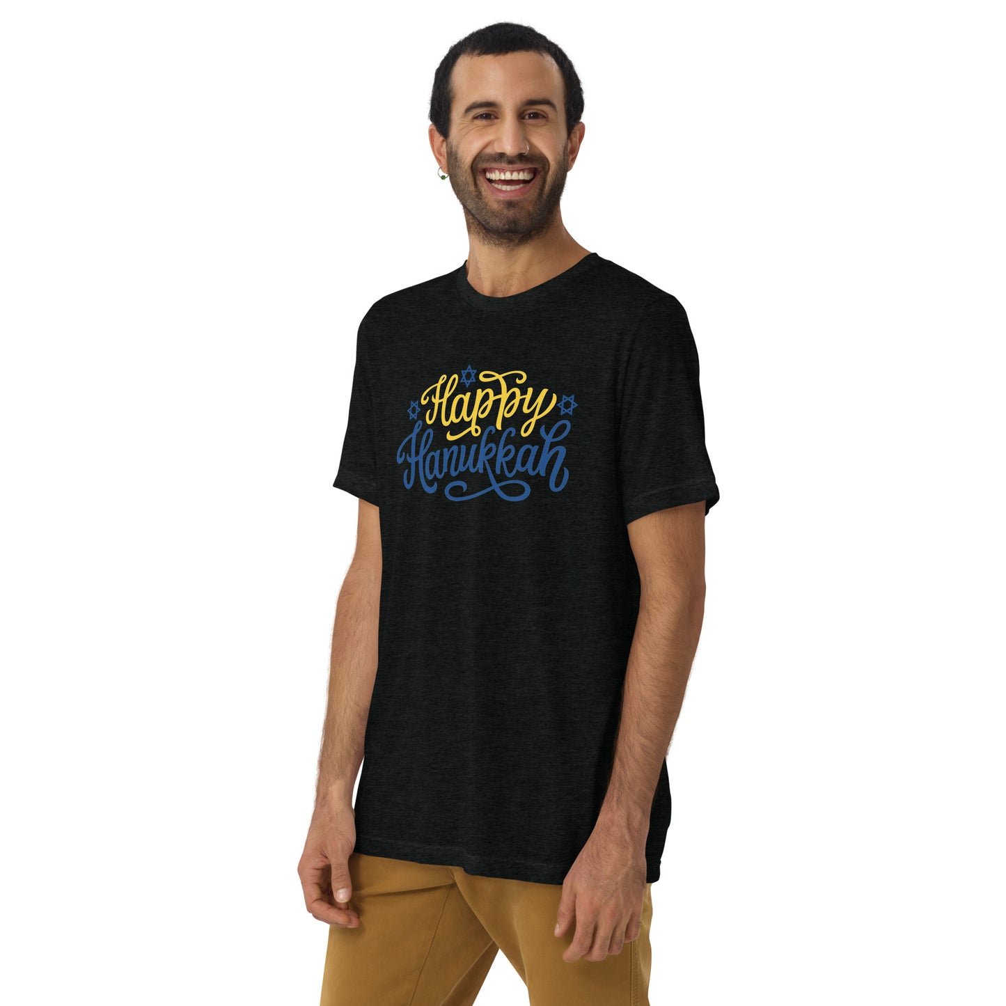 Happy Hanukkah Adult Unisex Hanukkah T-shirt