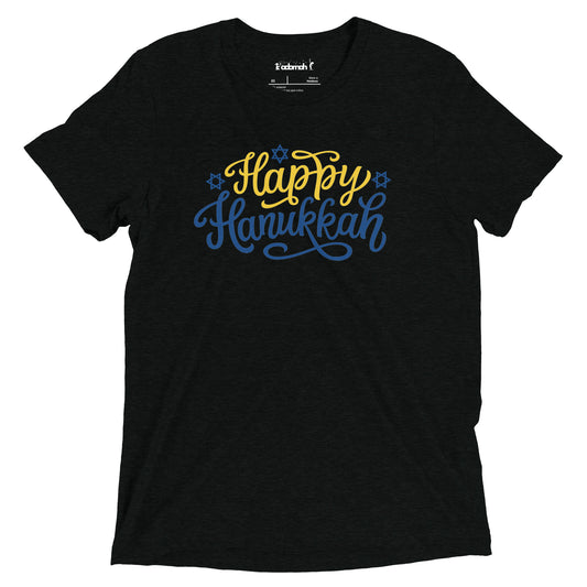 Happy Hanukkah Teen Unisex Hanukkah T-Shirt