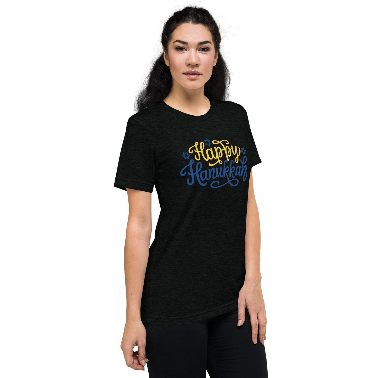 Happy Hanukkah Adult Unisex Hanukkah T-shirt