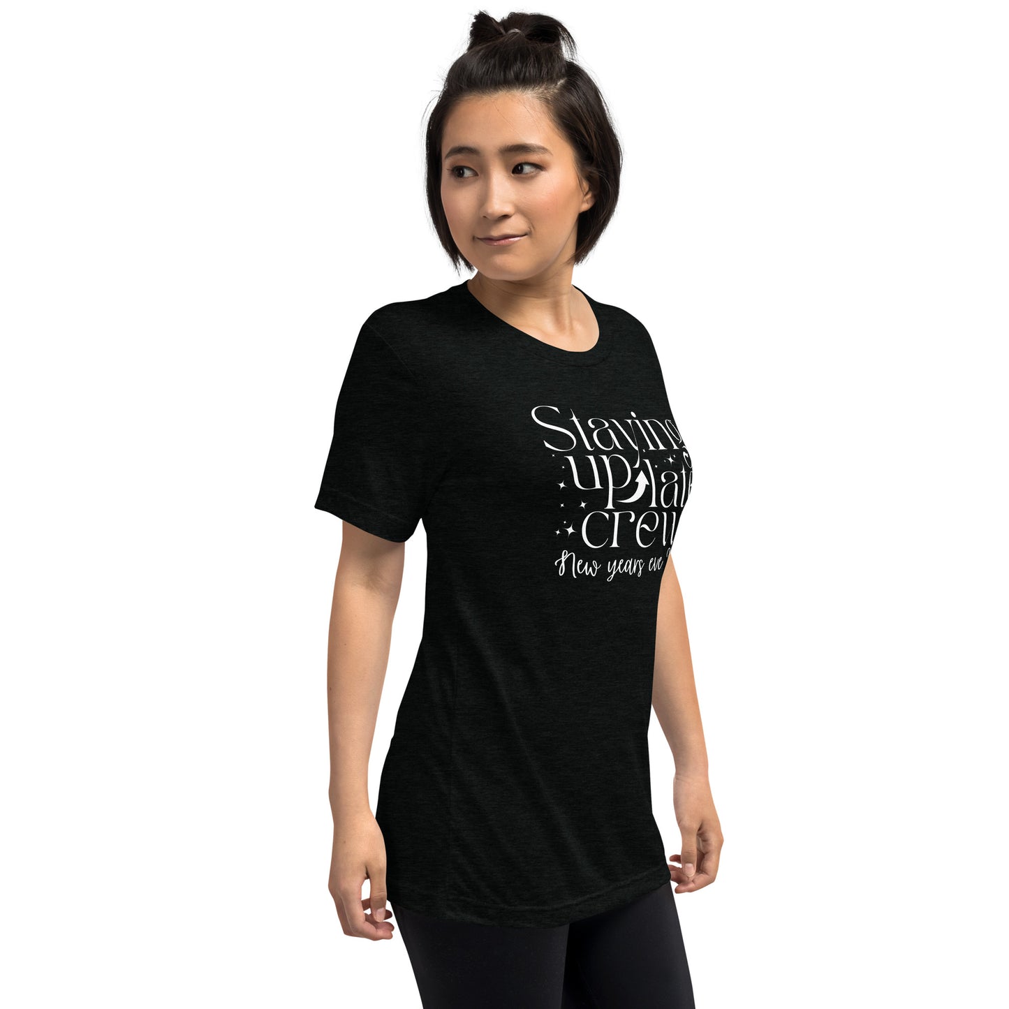 Staying up Late Crew Teen Unisex New Years T-Shirt