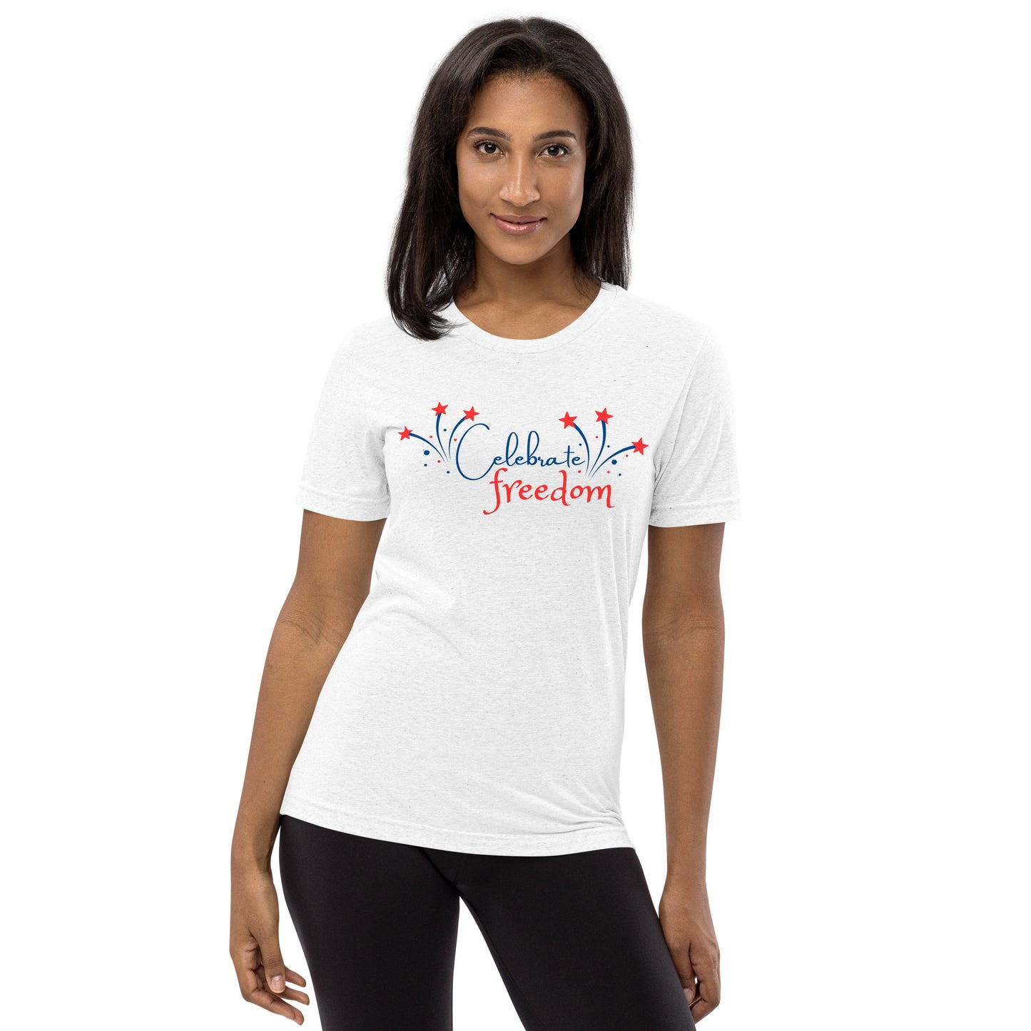 Celebrate Freedom Adult Unisex 4th of July T-Shirt