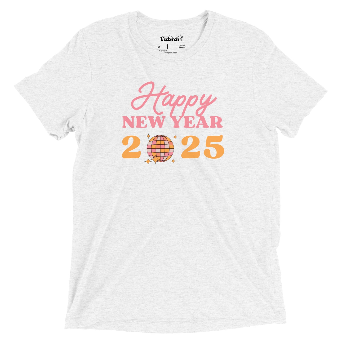 Happy New Year Teen Unisex Retro T-shirt