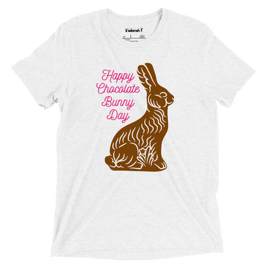 Happy Chocolate Bunny Day Teen Unisex Easter T-shirt