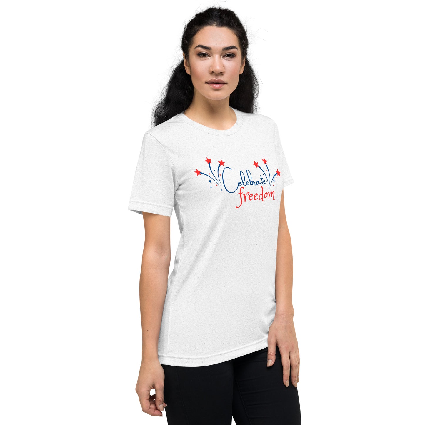 Celebrate Freedom Adult Unisex 4th of July T-Shirt