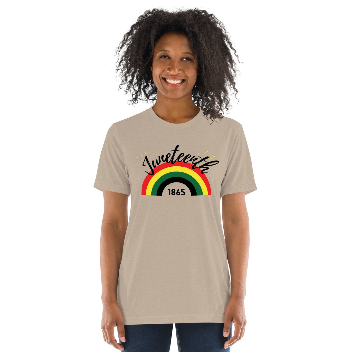 Juneteenth Rainbow 1865 Adult Unisex T-Shirt