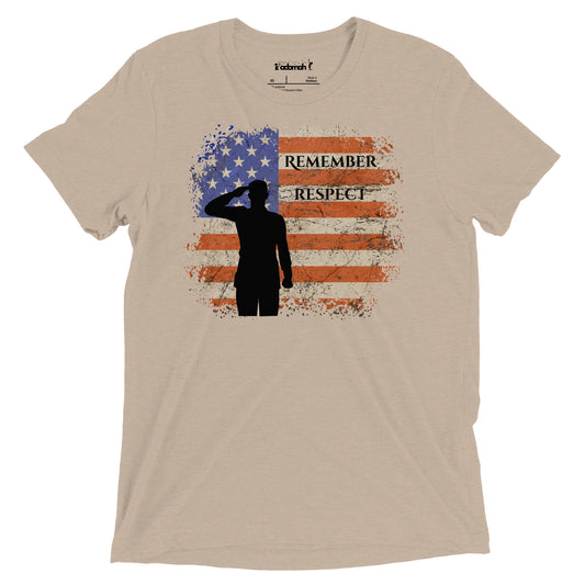 Remember and Respect Teen Unisex Memorial Day T-shirt