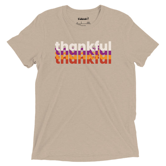 Thankful on Repeat Unisex Thanksgiving T-shirt