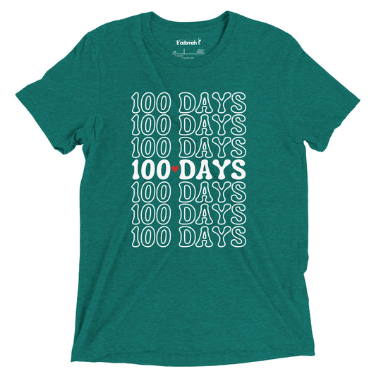 100 Days of School Adult Unisex T-shirt