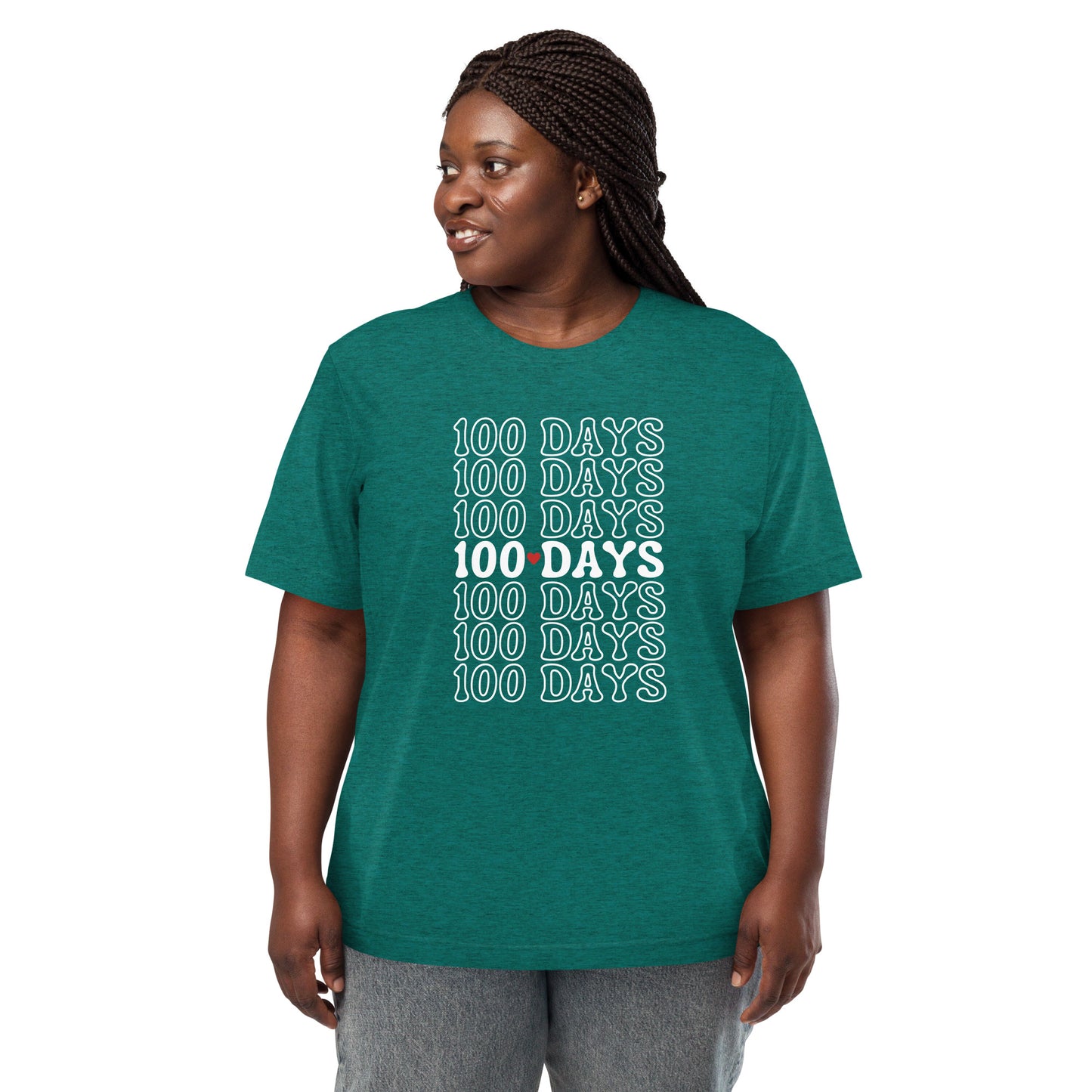 100 Days of School Adult Unisex T-shirt