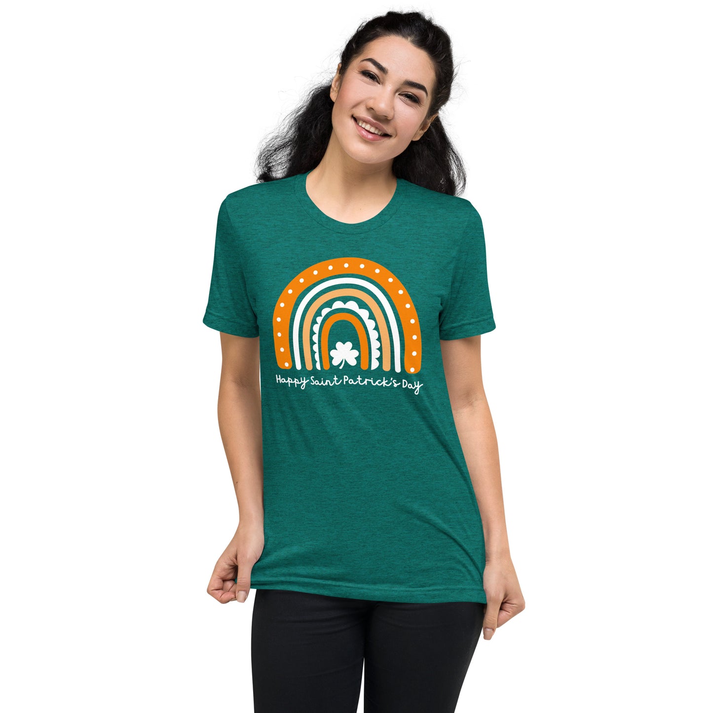 Happy Saint Patrick's Day Rainbow Adult Unisex T-shirt