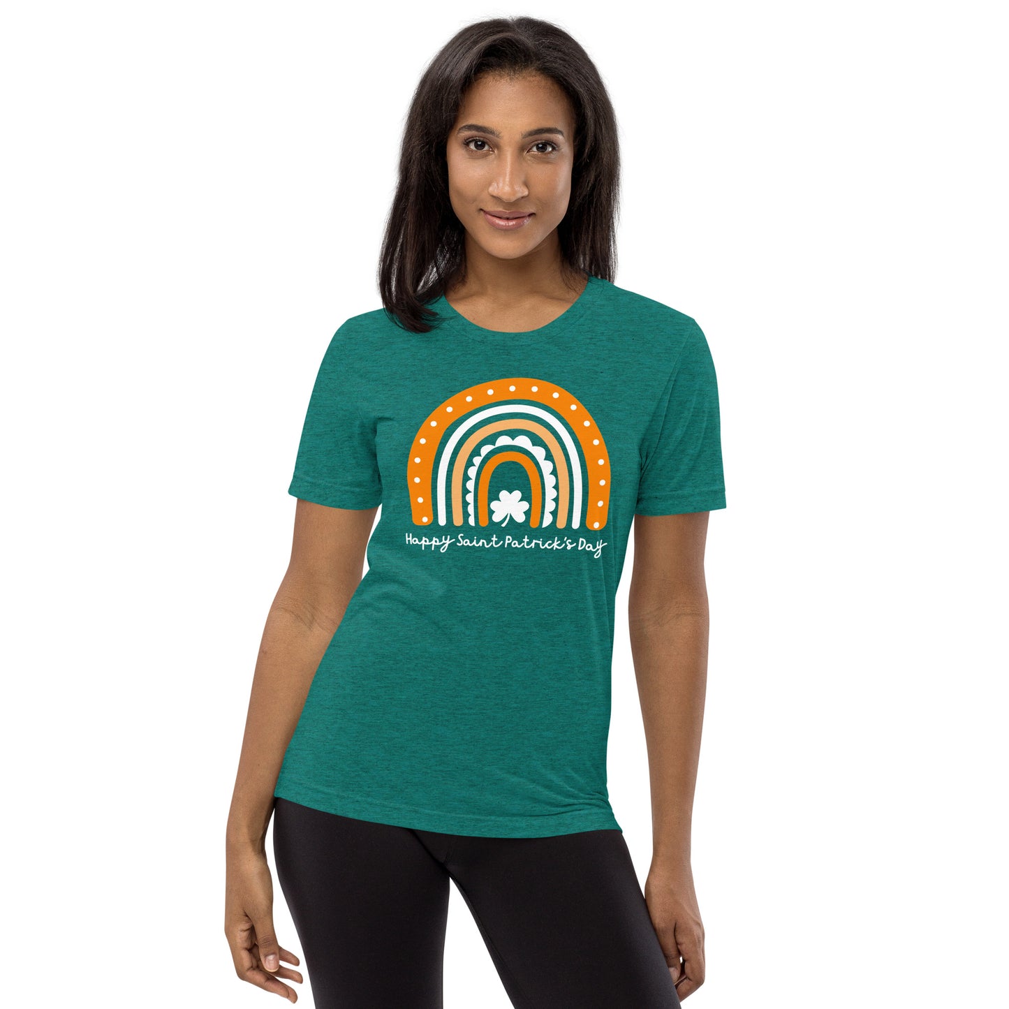 Happy Saint Patrick's Day Rainbow Adult Unisex T-shirt