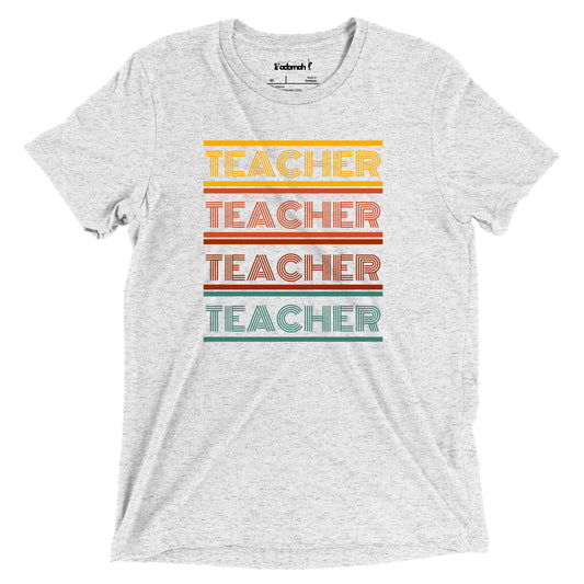Teacher Adult Retro Back to School Unisex T-shirt