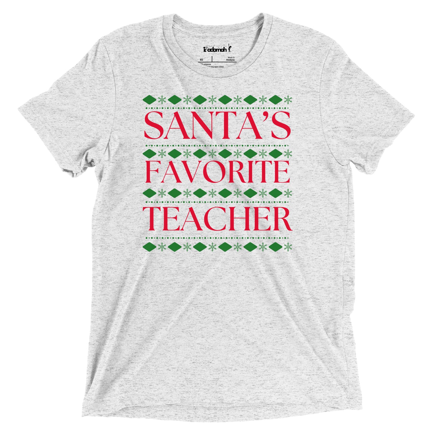 Santa's Favorite Teacher Unisex Holiday T-shirt