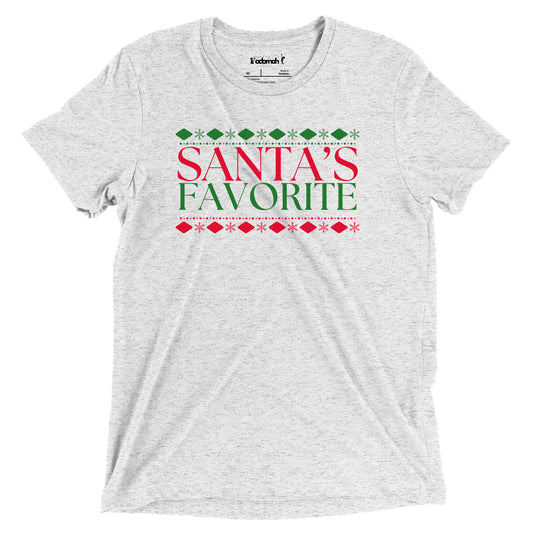 Santa's Favorite Teen Unisex Holiday T-Shirt