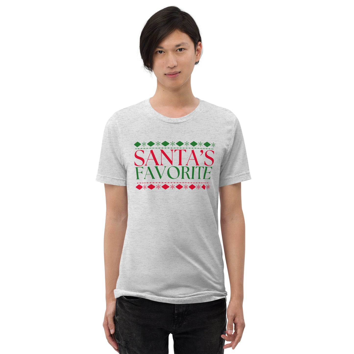 Santa's Favorite Teen Unisex Holiday T-Shirt