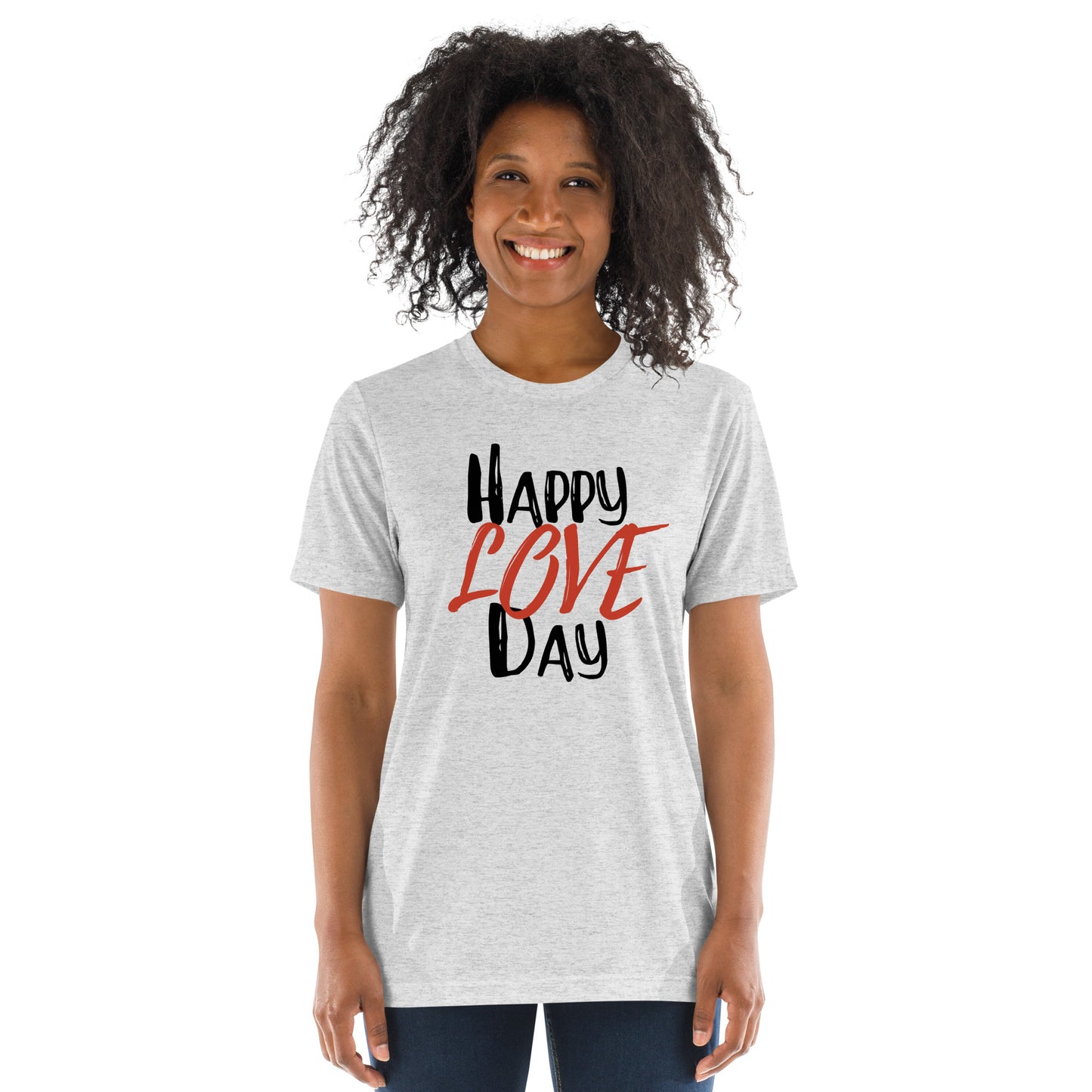 Happy Love Day Adult Unisex Valentine's Day T-shirt