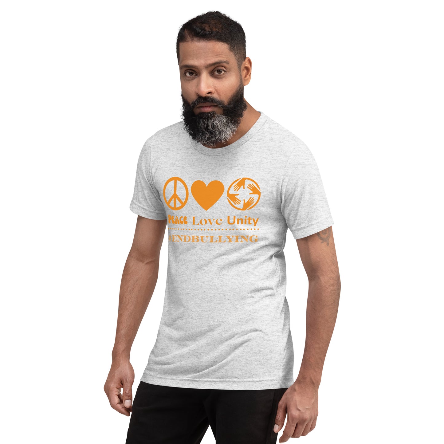 Peace, Love, Unity Adult Unisex Unity Day T-shirt