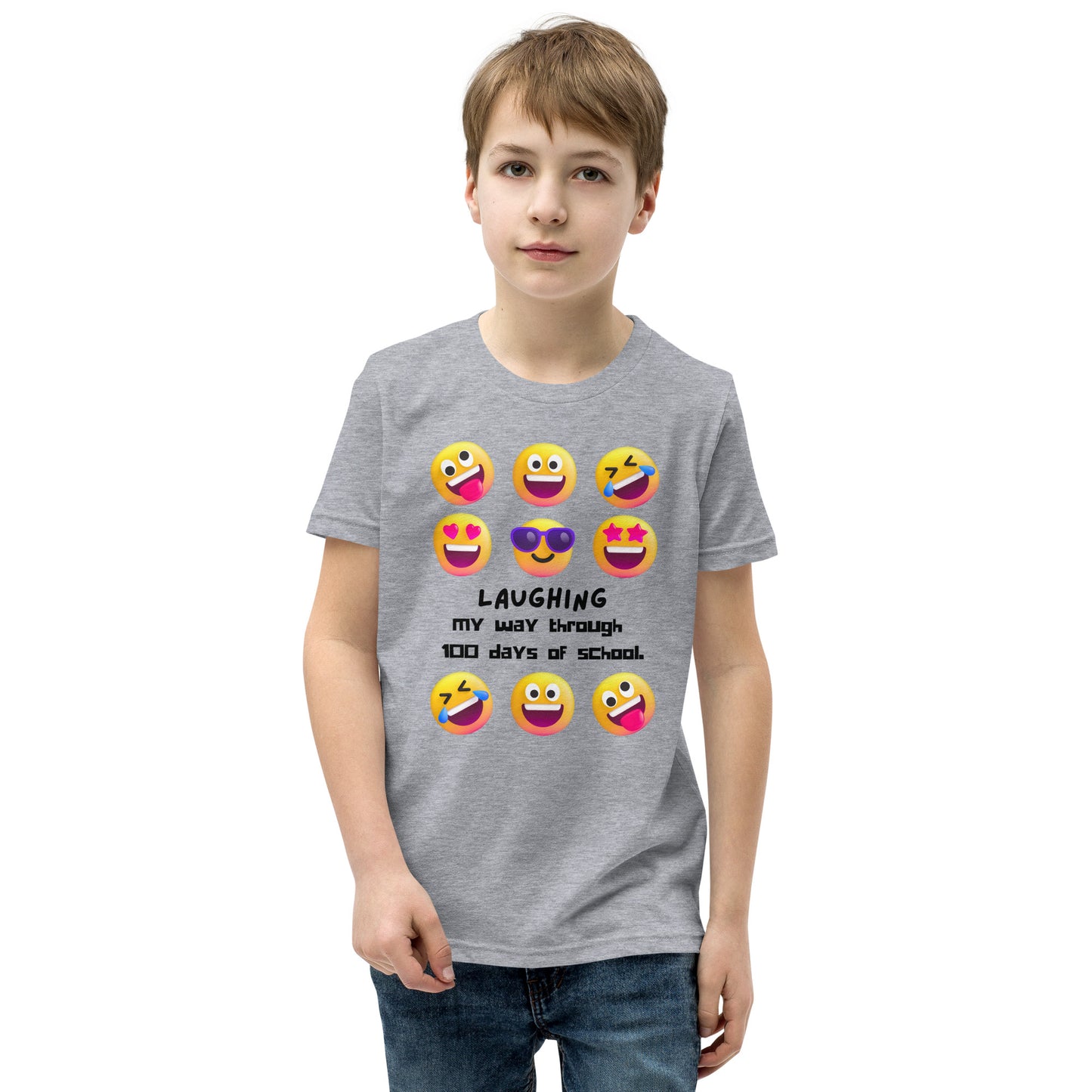 Laughing through 100 Days Youth T-shirt