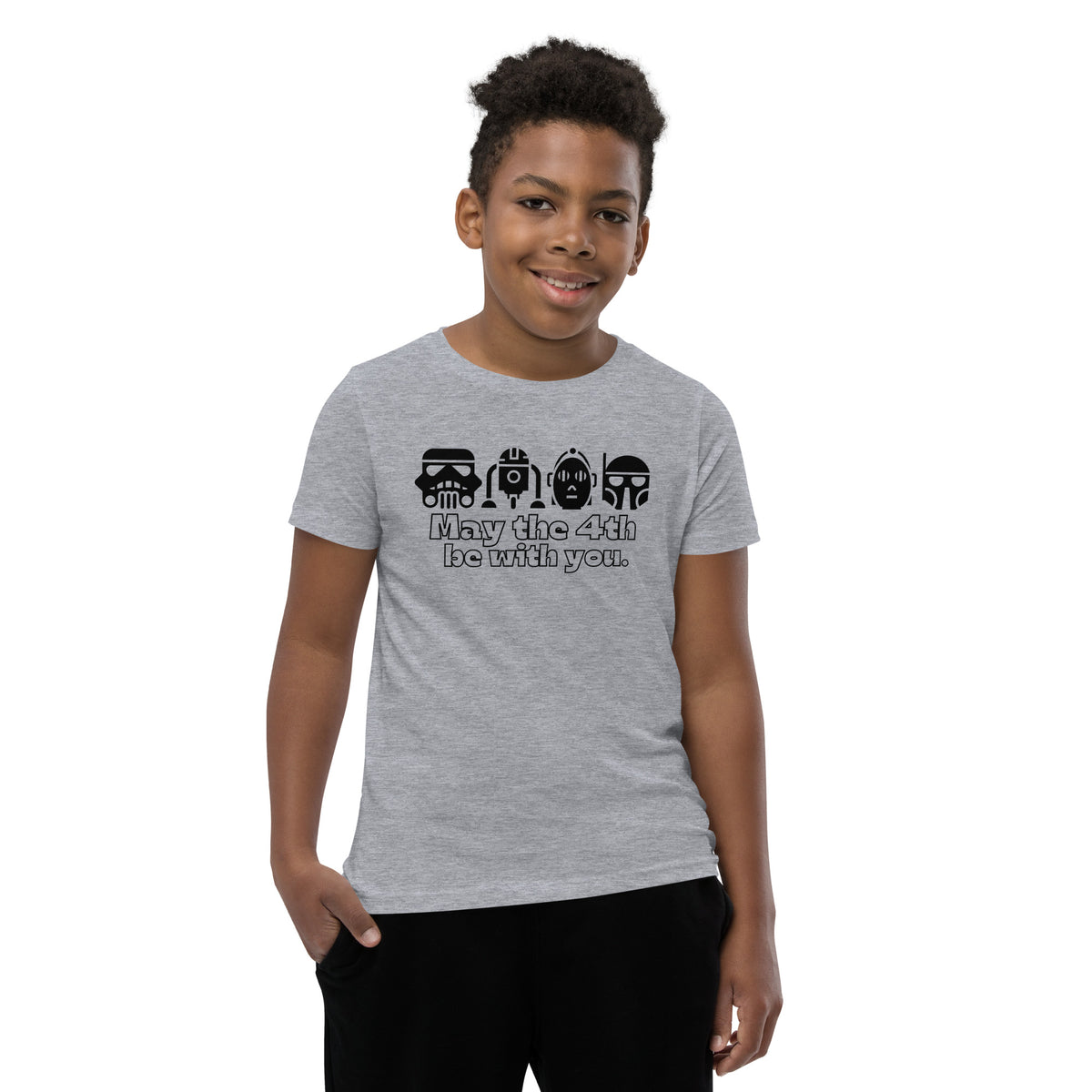 Storm Trooper May the 4th Be With You Youth - Star Wars T-shirt