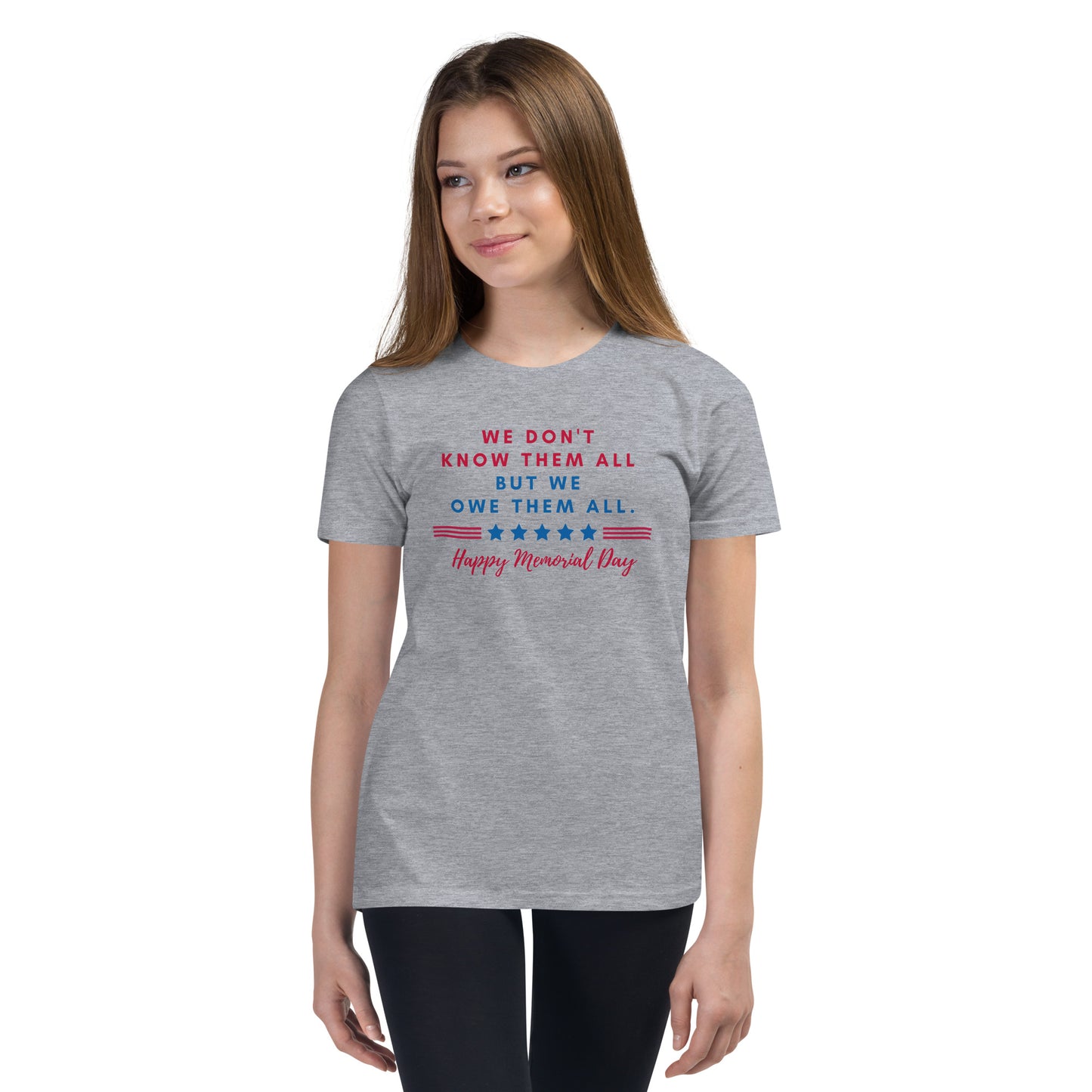 We owe them all, Youth Memorial Day T-Shirt